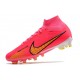 Scarpe Nike Zoom Mercurial Superfly 9 Elite AG Rosso Giallo