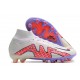 Scarpe Nike Zoom Mercurial Superfly 9 Elite AG Bianco Off Noir Latte Di Cocco