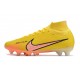 Scarpe Nike Zoom Mercurial Superfly 9 Elite AG Giallo Strike Sunset Glow Barely Grape