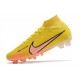Scarpe Nike Zoom Mercurial Superfly 9 Elite AG Giallo Strike Sunset Glow Barely Grape