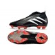 Adidas Predator Edge+ FG Scarpa Nero Bianco Rosso