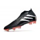 Adidas Predator Edge+ FG Scarpa Nero Bianco Rosso