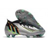 Scarpe Adidas Predator Edge.1 FG Argento Metallico Nero Core Giallo Solare