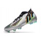 Scarpe Adidas Predator Edge.1 FG Argento Metallico Nero Core Giallo Solare