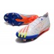 Scarpe Adidas Predator Edge.1 FG Bianco Giallo Solare Blu Power