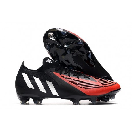 Adidas Predator Edge.1 LL FG Uomo Nero Bianco Rosso