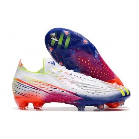 Adidas Predator Edge.1 LL FG Uomo Bianco Giallo Solare Blu Power