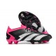 Scarpe adidas Predator Accuarcy.1 L FG Nero Core Bianco Rosa Shock Team