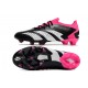 Scarpe adidas Predator Accuarcy.1 L FG Nero Core Bianco Rosa Shock Team