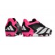 Scarpe adidas Predator Accuarcy.1 L FG Nero Core Bianco Rosa Shock Team