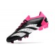 Scarpe adidas Predator Accuarcy.1 L FG Nero Core Bianco Rosa Shock Team