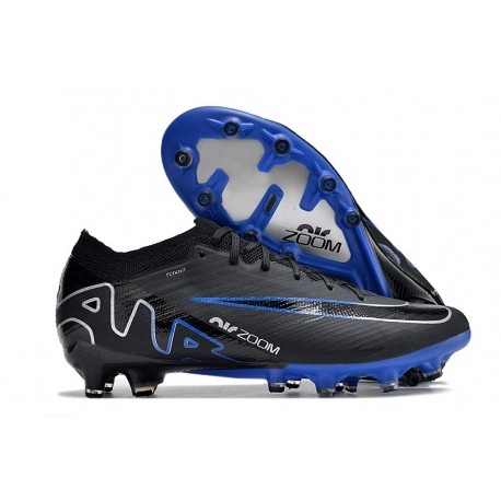 Nike Air Zoom Mercurial Vapor 15 Elite AG Nero Cromo Hyper Royal