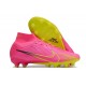 Scarpe Nike Zoom Mercurial Superfly 9 Elite AG Rosa Giallo