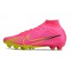 Scarpe Nike Zoom Mercurial Superfly 9 Elite AG Rosa Giallo