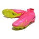 Scarpe Nike Zoom Mercurial Superfly 9 Elite AG Rosa Giallo