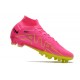 Scarpe Nike Zoom Mercurial Superfly 9 Elite AG Rosa Giallo