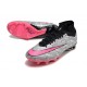 Scarpe Nike Zoom Mercurial Superfly 9 Elite AG Rosa Argento Nero