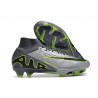 Nike Zoom Mercurial Superfly IX Elite FG Uomo Grigio Nero Verde