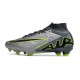 Nike Zoom Mercurial Superfly IX Elite FG Uomo Grigio Nero Verde