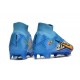 Nike Zoom Mercurial Superfly IX Elite FG Uomo X Mbappe Blu Baltico Bianco