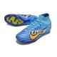 Nike Zoom Mercurial Superfly IX Elite FG Uomo X Mbappe Blu Baltico Bianco