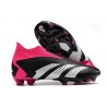 Scarpe adidas Predator Accuarcy+ FG Nero Core Bianco Rosa Shock Team