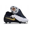 Nike Phantom Luna 2 Elite FG Nuovo Bianco Nero Oro Metallizzato