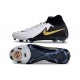 Nike Phantom Luna 2 Elite FG Nuovo Bianco Nero Oro Metallizzato