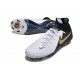Nike Phantom Luna 2 Elite FG Nuovo Bianco Nero Oro Metallizzato