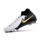Nike Phantom Luna 2 Elite FG Nuovo Bianco Nero Oro Metallizzato