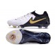 Scarpe Nike Phantom GX II Elite FG Bianco Nero Oro Metallizzato