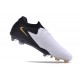Scarpe Nike Phantom GX II Elite FG Bianco Nero Oro Metallizzato