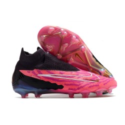 Nike Gripknit Phantom GX Elite DF FG Rosa Nero