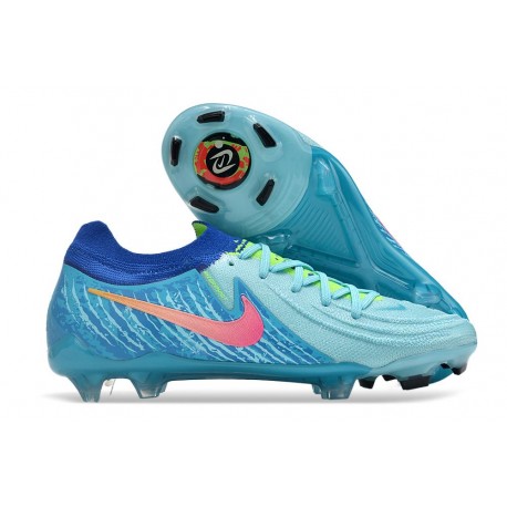Scarpe Nike Phantom GX II Elite FG Blu Rosa