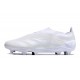Scarpe da Calcio adidas Predator Elite Laceless FG Bianco Argento Met