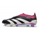 Scarpe da Calcio adidas Predator Elite Laceless FG Nero Bianco Viola