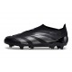 Scarpe da Calcio adidas Predator Elite Laceless FG Nero Core