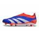 Scarpe da Calcio adidas Predator Elite Laceless FG Blu Bianco Rosso