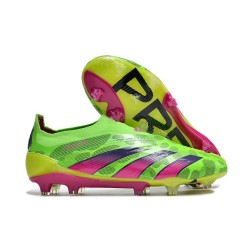 adidas Predator Elite Laceless FG Team Verde Solare Team Shock Giallo Lucid Lemon