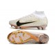 Nike Zoom Mercurial Superfly IX Elite FG Bianco Oro Nero