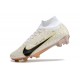 Nike Zoom Mercurial Superfly IX Elite FG Bianco Oro Nero