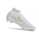 Nike Zoom Mercurial Superfly IX Elite FG Bianco Oro Nero