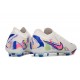 Scarpe Nike Phantom Luna ii Elite L FG Bianco Rosa Blu