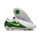 Scarpe Nike Phantom Luna ii Elite L FG Bianco Verde