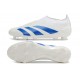 Scarpe da Calcio adidas Predator Elite Laceless FG Bianco Blu