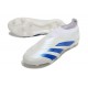Scarpe da Calcio adidas Predator Elite Laceless FG Bianco Blu
