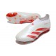 Scarpe da Calcio adidas Predator Elite Laceless FG Bianco Rosso