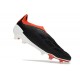 Scarpe da Calcio adidas Predator Elite Laceless FG Nero Core Bianco Rosso Solare