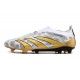 Scarpe da Calcio adidas Predator Elite Laceless FG Oro Bianco Grigio