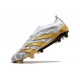 Scarpe da Calcio adidas Predator Elite Laceless FG Oro Bianco Grigio